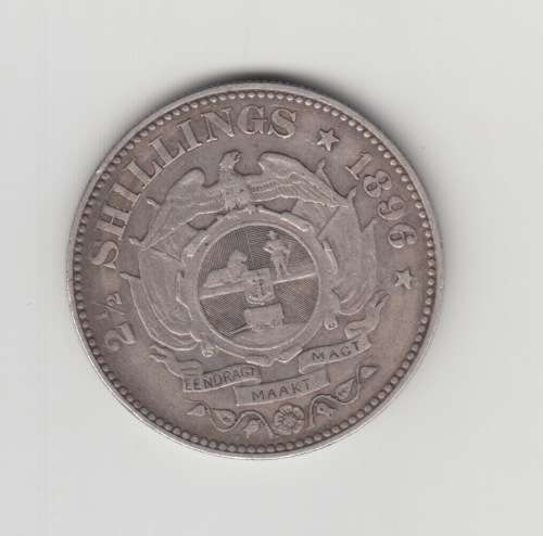 1896 ZAR Two and a Half Shillings