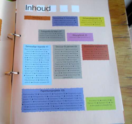 Die groot Boek van Fotoplakwerk and Kaartjiekins - Scrapbook - 150bl met patrone en foto illustrasie