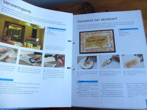 Die groot Boek van Fotoplakwerk and Kaartjiekins - Scrapbook - 150bl met patrone en foto illustrasie