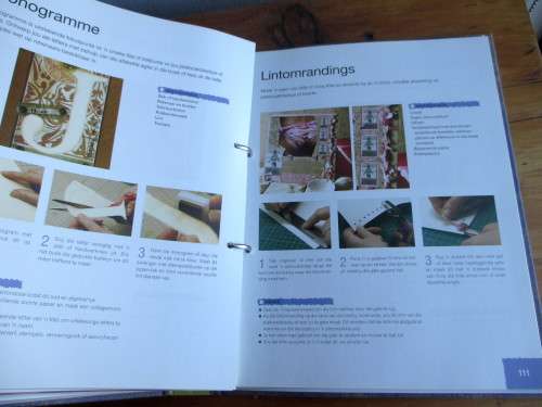 Die groot Boek van Fotoplakwerk and Kaartjiekins - Scrapbook - 150bl met patrone en foto illustrasie