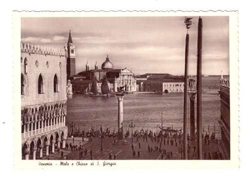 1937 Vintage Photo Postcard - Venezia