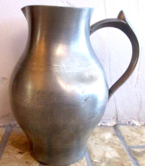 Vintage Frieling Rein Zinn 92% Pewter Pitcher - Made in Germany - 16cm high