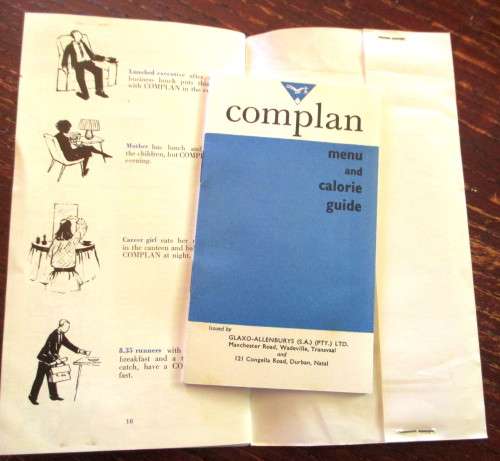 Vintage COntrolled Slimming with COMPLAN booklet. With Menu, Calorie Guide. Pocket Size.