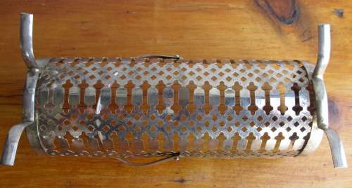 Vintage Silver Plated Cracker Basket / Cookie Tray. 21 cm long.