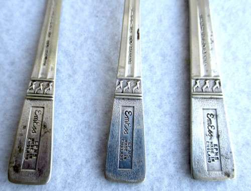 Vintage Child`s cutlery set. Little Bo Peep.  Marked EPNS. Please refer to photos for plate conditio