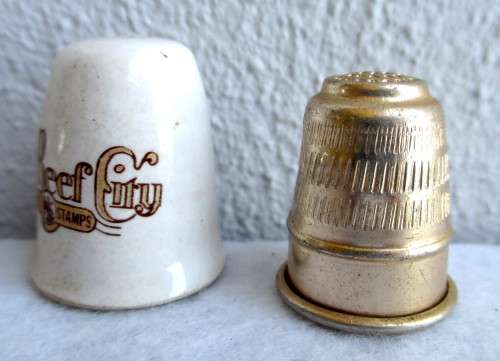 Two Vintage Thumbles. Various sizes.