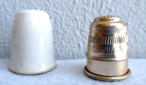 Two Vintage Thumbles. Various sizes.