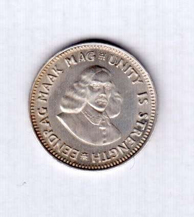 1964 South Africa Silver Two and a Half Cent