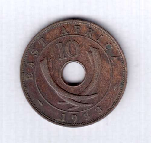 East Africa 5 Cents 1933 Georgivs V Coin