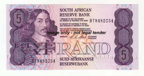 1990 South African Two Rand Note. C L Stals. UNC