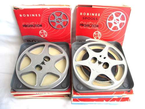 3x Vintage Magnetophonband BASF TYP LGS 35 Long Playing Tape 360m 1200ft and 2x Spoola in Cans.