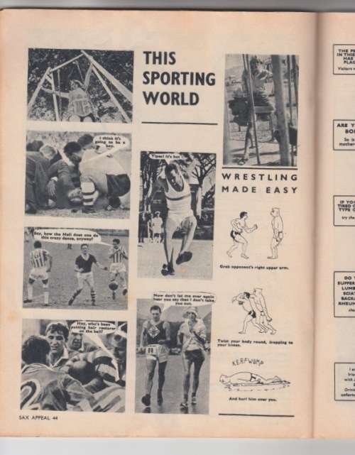 1967 SAX APPEAL. UCT Rag Committee Magazine. 80 pages.