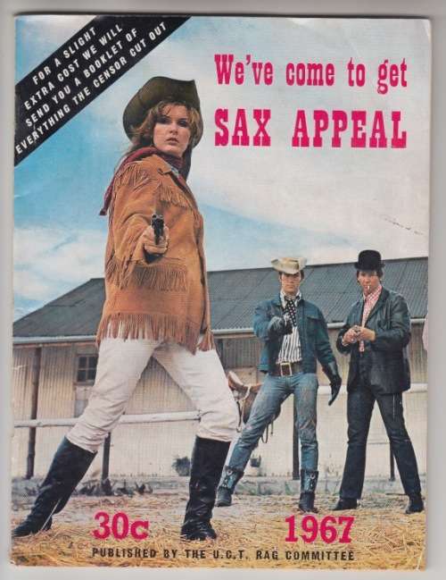 1967 SAX APPEAL. UCT Rag Committee Magazine. 80 pages.
