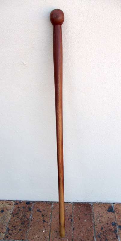 Vintage Hand Carved Wooden Knobkierrie. 900mm long