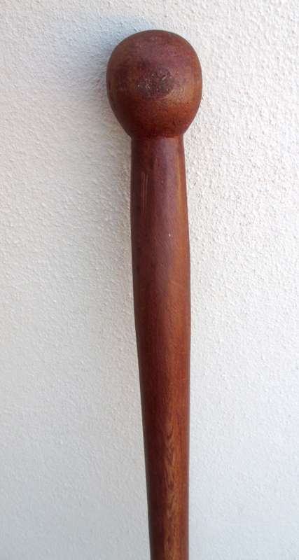 Vintage Hand Carved Wooden Knobkierrie. 900mm long