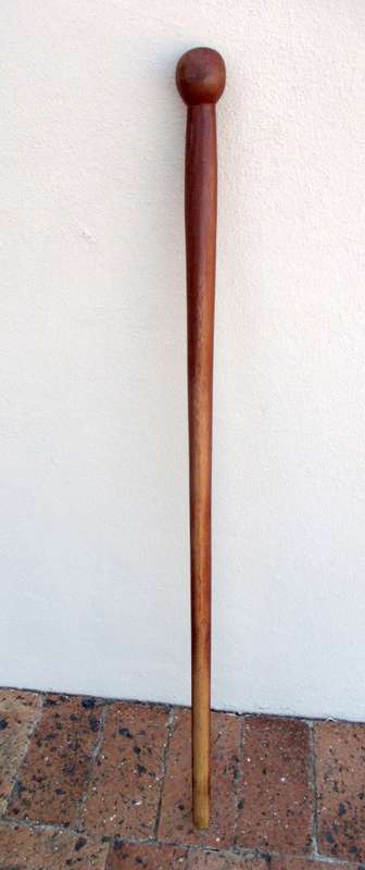 Vintage Hand Carved Wooden Knobkierrie. 900mm long
