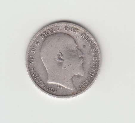 1907 3 Pence - Edward VII