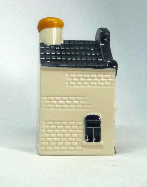 Vintage KLM Blue Delft Dutch Houses.  BOLS Amsterdam Miniature Porcelain House #5