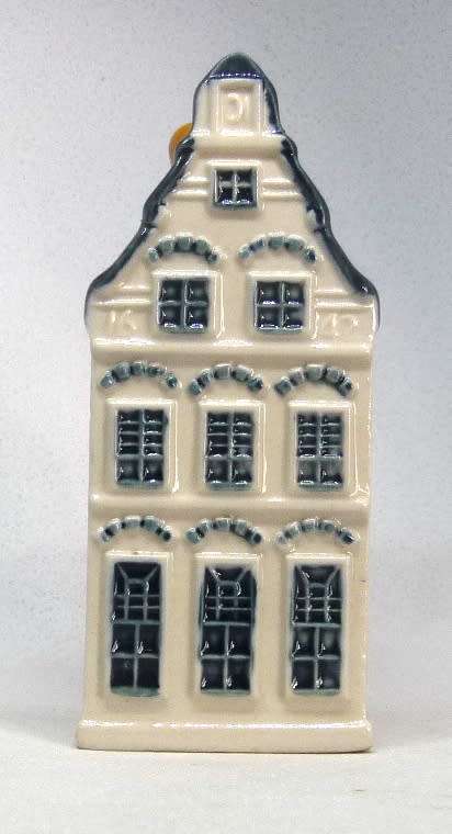 Vintage KLM Blue Delft Dutch Houses.  BOLS Amsterdam Miniature Porcelain House #17