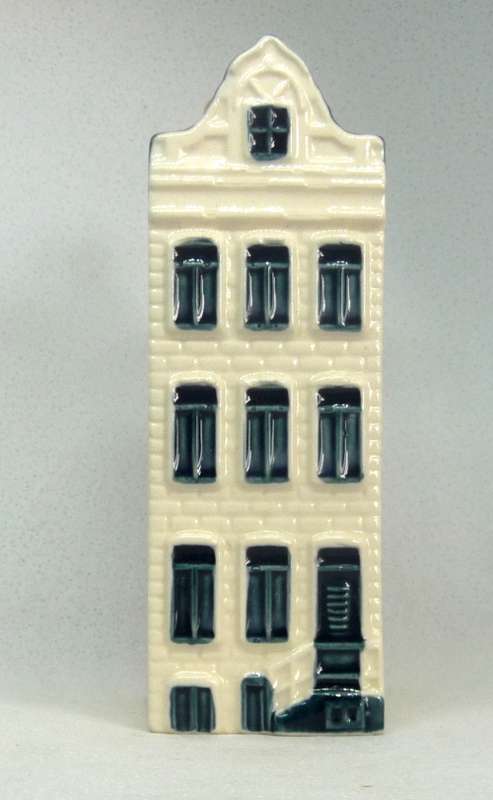 Vintage KLM Blue Delft Dutch Houses.  BOLS Amsterdam Miniature Porcelain House #58