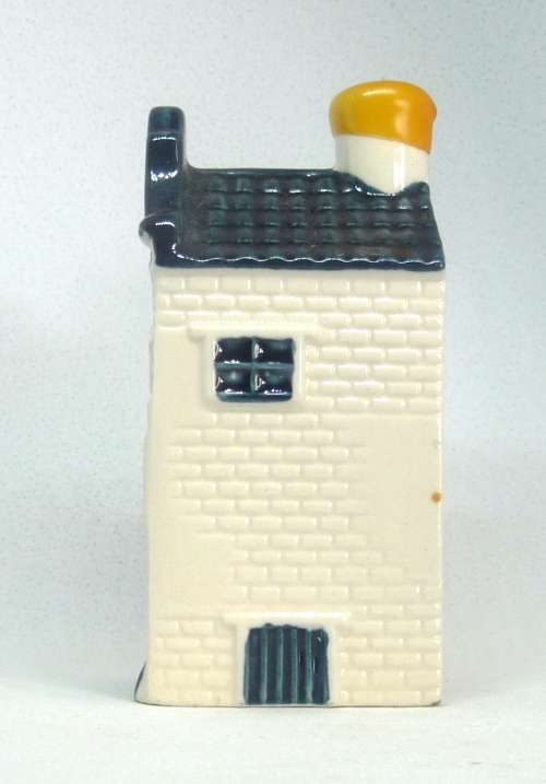 Vintage KLM Blue Delft Dutch Houses.  BOLS Amsterdam Miniature Porcelain House #12