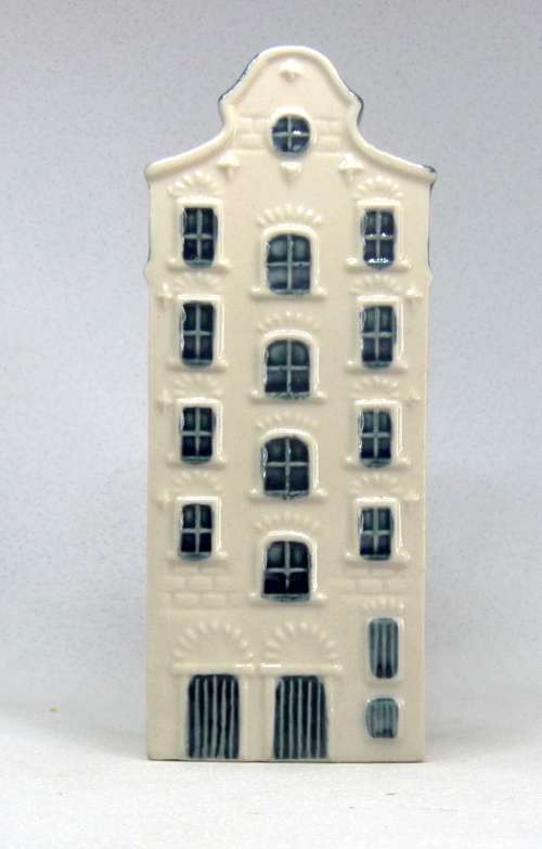 Vintage KLM Blue Delft Dutch Houses.  BOLS Amsterdam Miniature Porcelain House #33