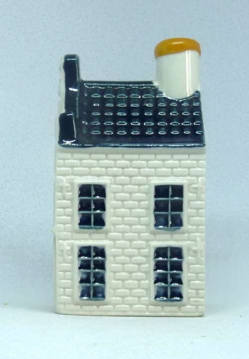 Vintage KLM Blue Delft Dutch Houses. BOLS Amsterdam Miniature Porcelain House #19