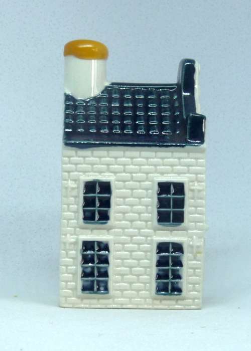 Vintage KLM Blue Delft Dutch Houses. BOLS Amsterdam Miniature Porcelain House #19