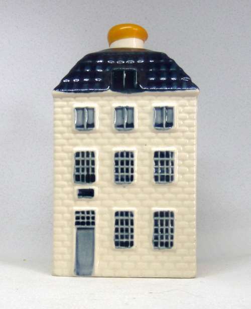 Vintage KLM Blue Delft Dutch Houses. BOLS Amsterdam Miniature Porcelain House #55