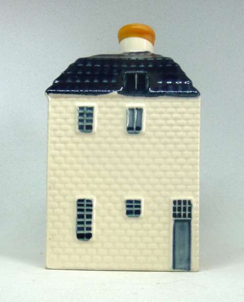 Vintage KLM Blue Delft Dutch Houses. BOLS Amsterdam Miniature Porcelain House #55