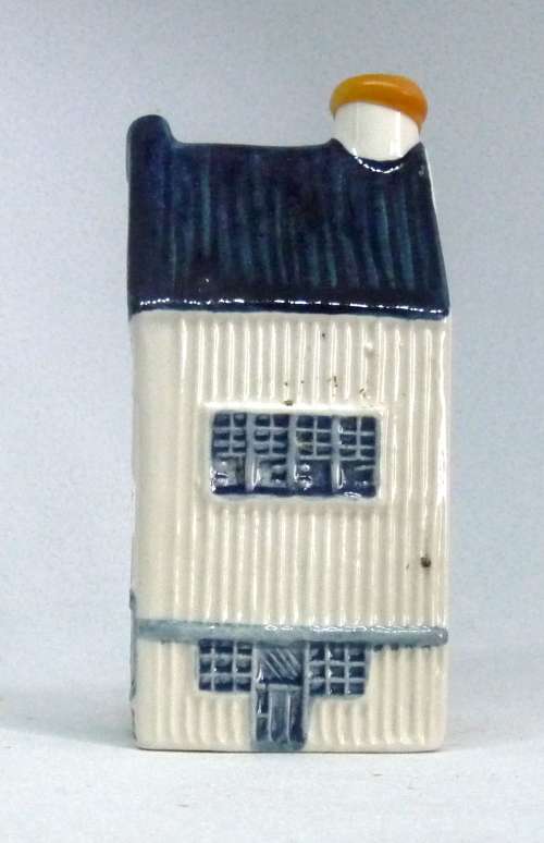 Vintage KLM Blue Delft Dutch Houses. BOLS Amsterdam Miniature Porcelain House #6