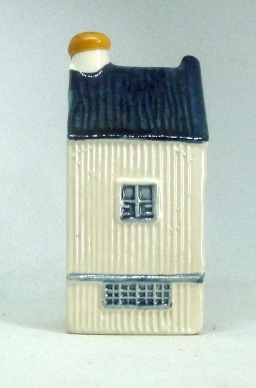 Vintage KLM Blue Delft Dutch Houses. BOLS Amsterdam Miniature Porcelain House #6