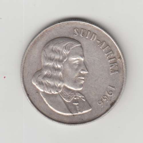 1966 South African Silver One Rand