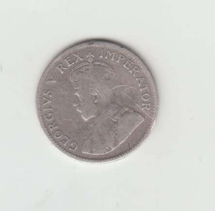 1933 South Africa Union Silver Tree Pence