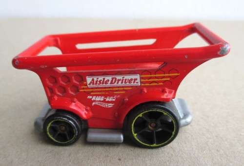 2016 Hot Wheels AISIE DRIVER Red Shopping Cart