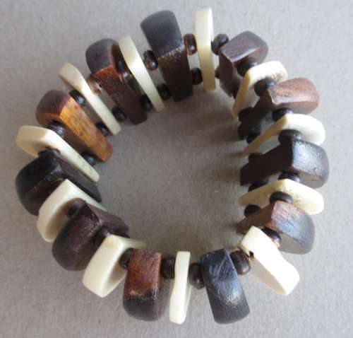 Vintage Large Wooden Bracelet.