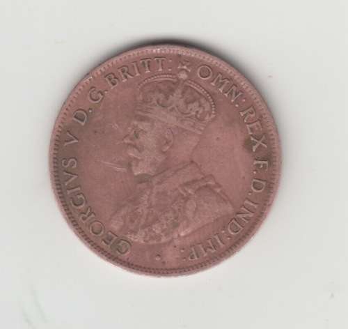 Australian One Half Penny `George V` 1911