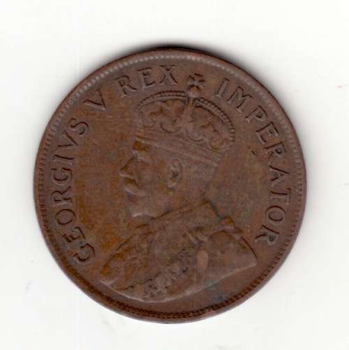 1929 South African Union Bronze Penny
