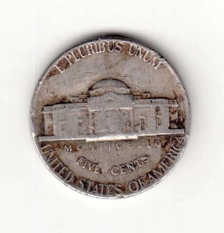 1976 US Jefferson Five cents