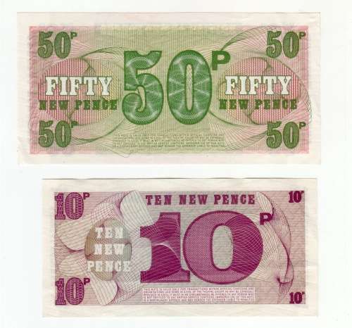Two British Armed Forces Notes