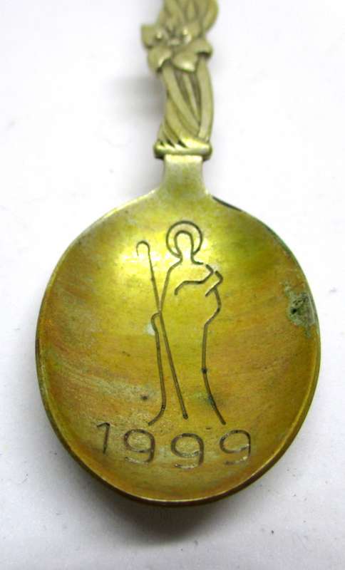 1999 EPNS Decorative Easter Baby Spoon