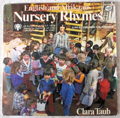 English and Afrikaans Nursery Rhymes. Clara Taub. 29 tracks. As per Photo.