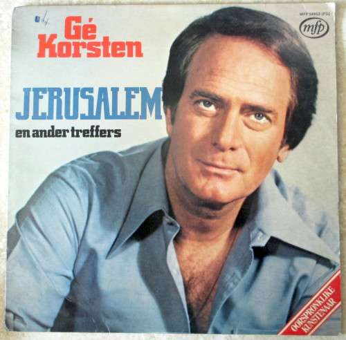 Ge Korsten, Jerusalem en ander treffers. 12 tracks  Good Condition.