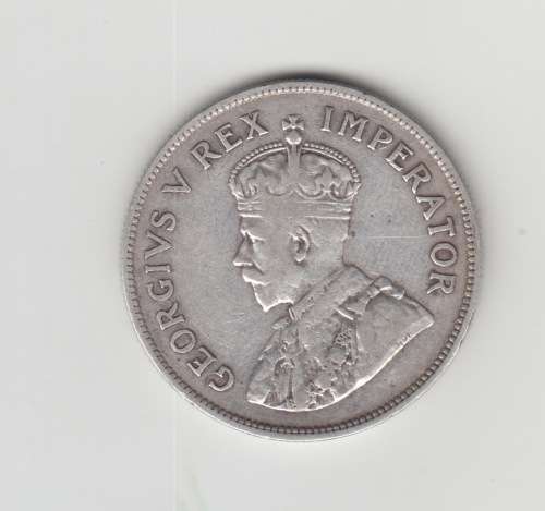 1928 South Africa Union Silver 2 1/2 Shilling