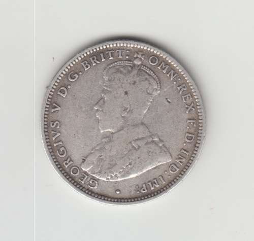 British West Africa 1913 1 Shilling Silver Coin - George V
