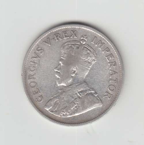 1927 SOUTH AFRICA UNION 2 1/2 SILVER SHILLING.