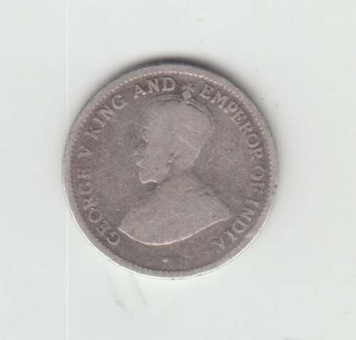 British Guiana, 1918 George V Fourpence, 4 Pence. 210,000 Mintage