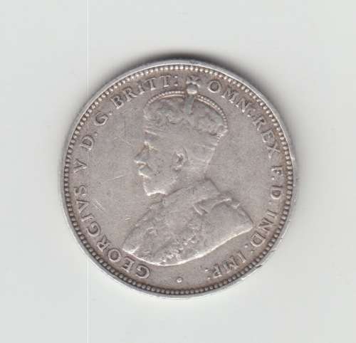 1914 British WEST AFRICA UK King George V Silver Shilling Coin