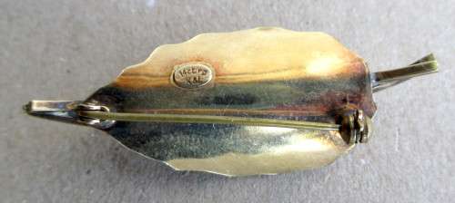Vintage 14ct Rolled Gold and Pearl Brooch Brooch
