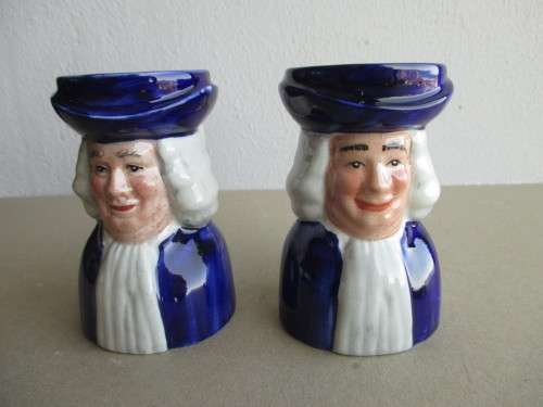 Set of Quaker Oats CHARACTER MUG JUG Woods and Son Pottery Ralph Enoch 9cm tall